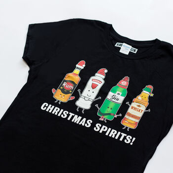 'Christmas Spirits' T Shirt, 3 of 4