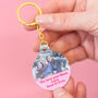 Mother's Day Photo Message Keyring Personalised Gift, thumbnail 2 of 6