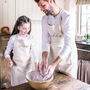 Personalised My Daddy And Me Cotton Apron Set, thumbnail 1 of 6
