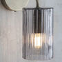 Brass And Glass Wall Lamp, thumbnail 2 of 2