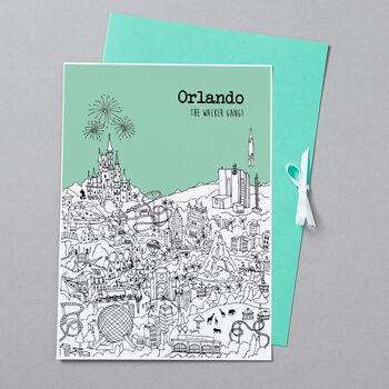 Personalised Orlando Print, 4 of 9