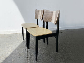 Pair Of Mid Century Vintage Retro Dining Chairs, 11 of 12