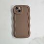 Mocha Gummy Wavy Phone Case, thumbnail 2 of 8