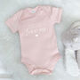 Auntie And Uncle Love Me Personalised Babygrow, thumbnail 6 of 8