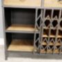 Industrial Wooden Wine Cabinet, thumbnail 3 of 3