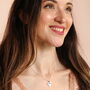 'Mummy' Heart Pendant Necklace In Silver Plating, thumbnail 2 of 4