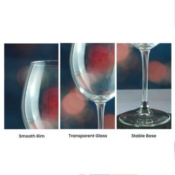 Personalised Happy Halloween Enoteca Wine Glass, 4 of 5