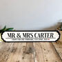 Personalised Wedding Road Sign D3, thumbnail 2 of 5