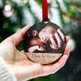 Baby's 1st Christmas Personalised Wooden Bauble, thumbnail 8 of 8