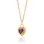 Violet Heart Necklace, thumbnail 5 of 7
