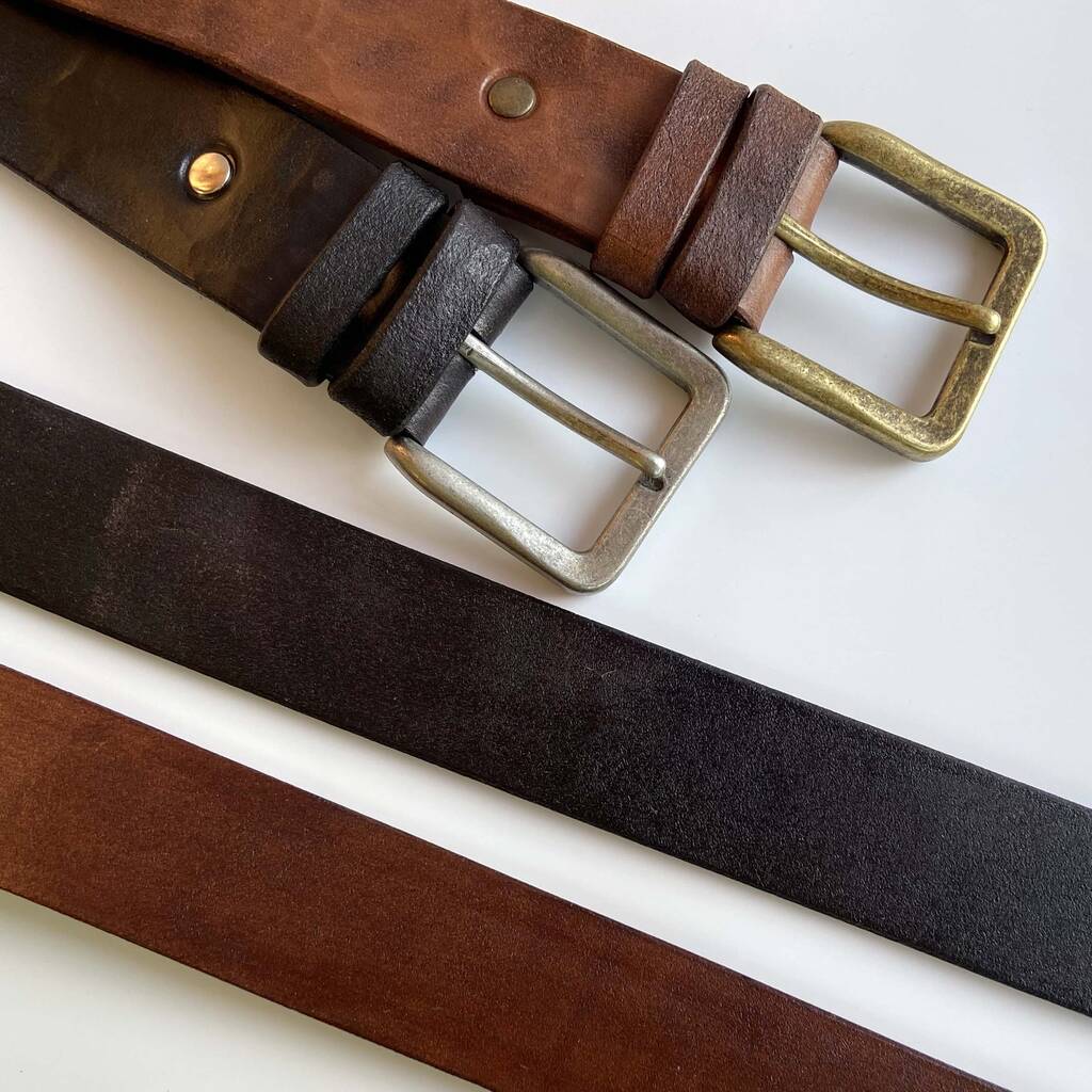 Premium Quality Sustainable Genuine Leather Belt By Living Roots