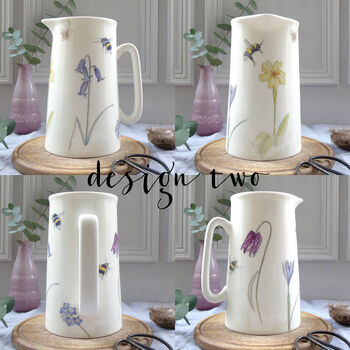 Bluebell And Bees Fine Bone China Farmhouse Jug, 10 of 10