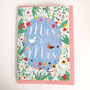 Two Ducks Floral Wedding Card, thumbnail 9 of 12