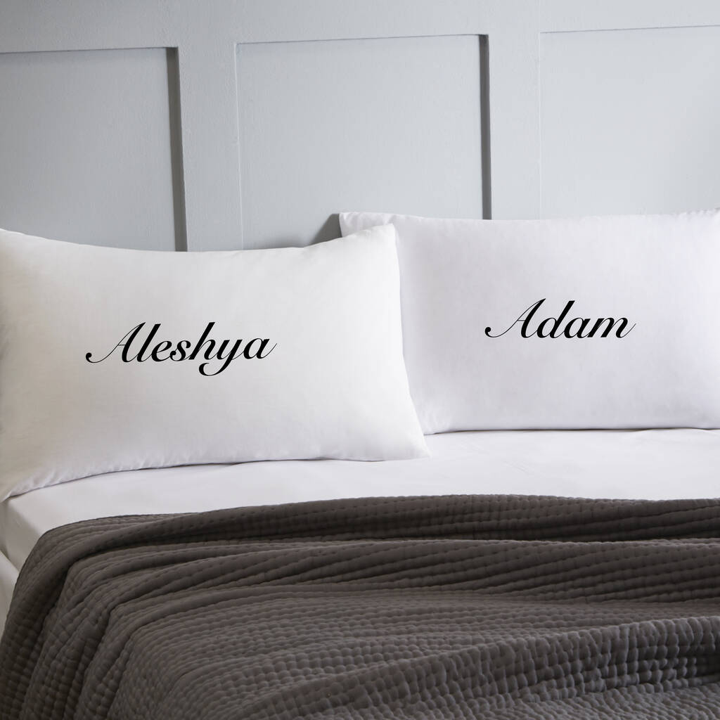 Personalised Name Pillowcases, 1 of 2