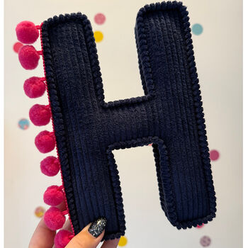 Pompom Corduroy Fabric Letters, 8 of 11