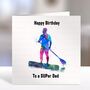 Paddle Board Pun 'Sup' Super Birthday Card, thumbnail 3 of 4