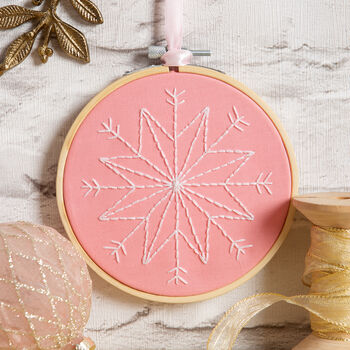 Snowflake Embroidery Kit, 4 of 5