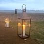 Tall Antique Copper Candle Lantern Two Sizes, thumbnail 8 of 12