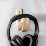 Premium S Ash Wall Mounted Headphone Stand Holder, thumbnail 3 of 4