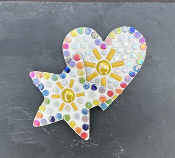 Children's Mosaic Craft Kit Including Two Mosaics, 7 of 10