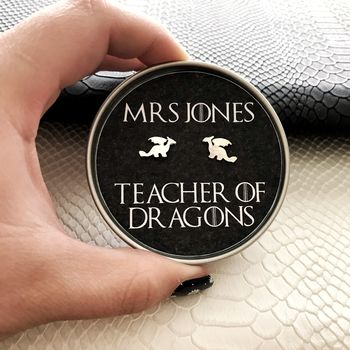 Personalised Teacher Of Dragon Studs Teacher Gift, 7 of 7