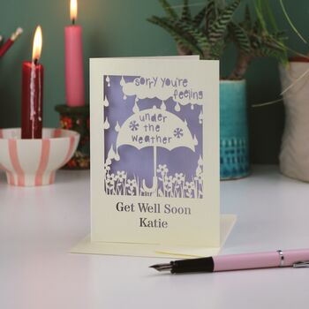 Personalised Get Well Soon Card, 4 of 6