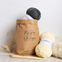 Monogram Cushion Easy Knitting Kit, thumbnail 9 of 10