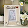 Personalised Sister Photo Frame Birthday Gift, thumbnail 6 of 6