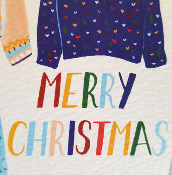 Christmas Jumper Greetings Card, 5 of 5