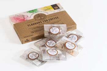 Natural And Noble ‘Flavours For Coffee’ Variety Pack | 12 Premium Flavour Servings To Brew With Coffee | Ideal Gift For Coffee Lovers, 4 of 5