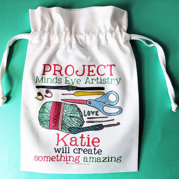 Personalised Craft Project Bag, 4 of 10
