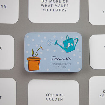 Personalised Inspiration Flash Card Tin Set, 6 of 11