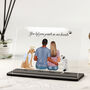 Personalised Couple And Pets Memorial Acrylic Plaque, thumbnail 1 of 11