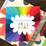 Colourful Well Done Card, thumbnail 4 of 5