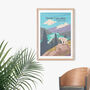 North Cascades National Park USA Travel Poster Print, thumbnail 4 of 8