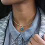 Colourful Druzy Choker Necklace, thumbnail 1 of 4
