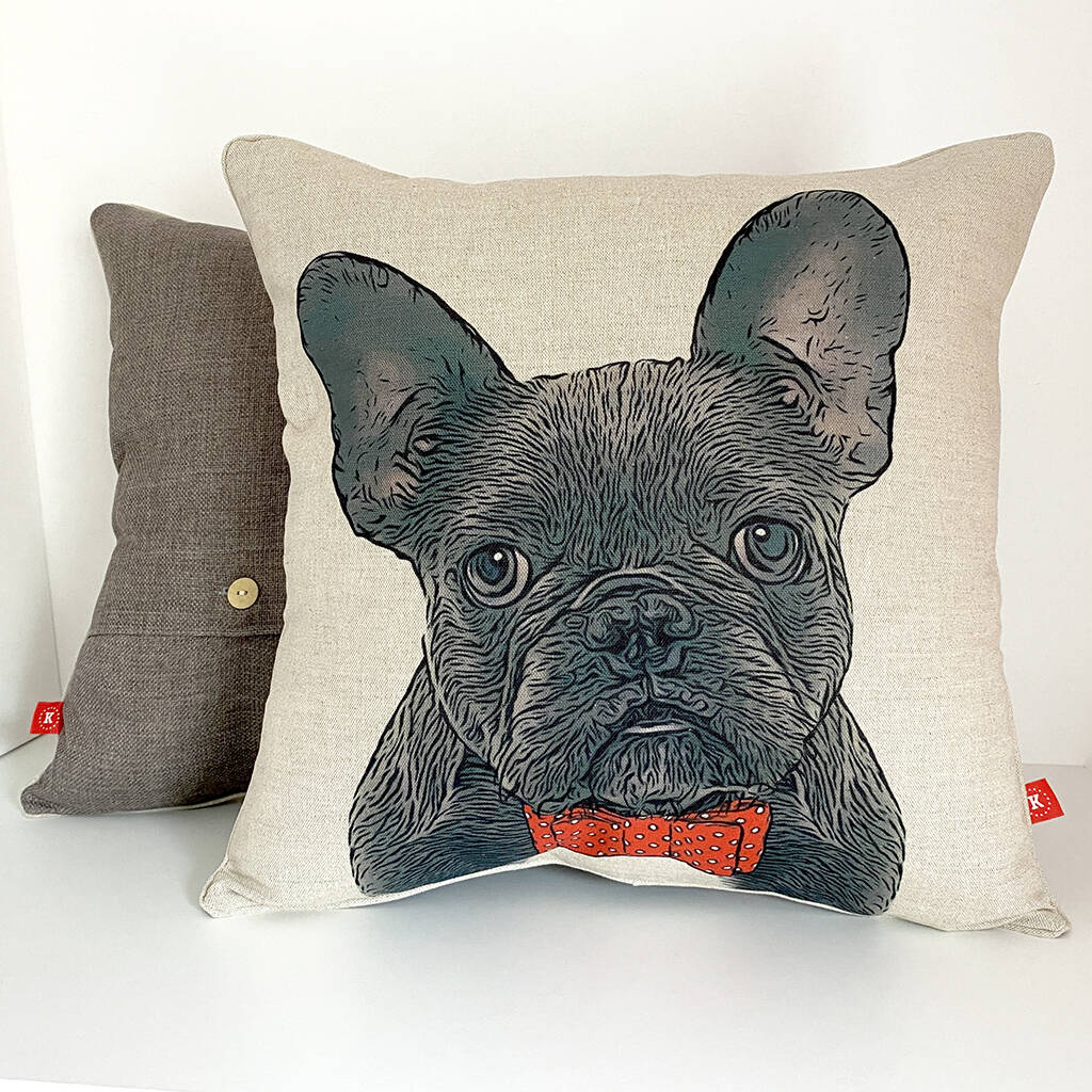 bulldog cushion