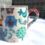 Tankard Mug In Patchwork Forest Design, thumbnail 10 of 11