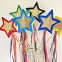 Gold Star Rainbow Ribbon Gift Wand, thumbnail 8 of 11