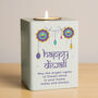 Personalised Diwali Wooden Tealight Holder, thumbnail 4 of 5