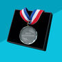 Best Boyfriend Glass Medal – Custom Engraved Crystal Award, thumbnail 2 of 4