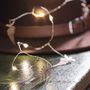 Autumnal Golden Metal Leaf Micro LED String Fairy Lights, thumbnail 4 of 4