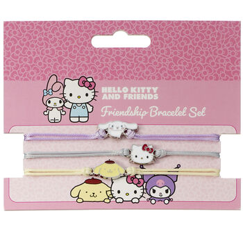 Hello Kitty Cinnamonroll And Pompompurin Friendship Bracelet Set, 3 of 3