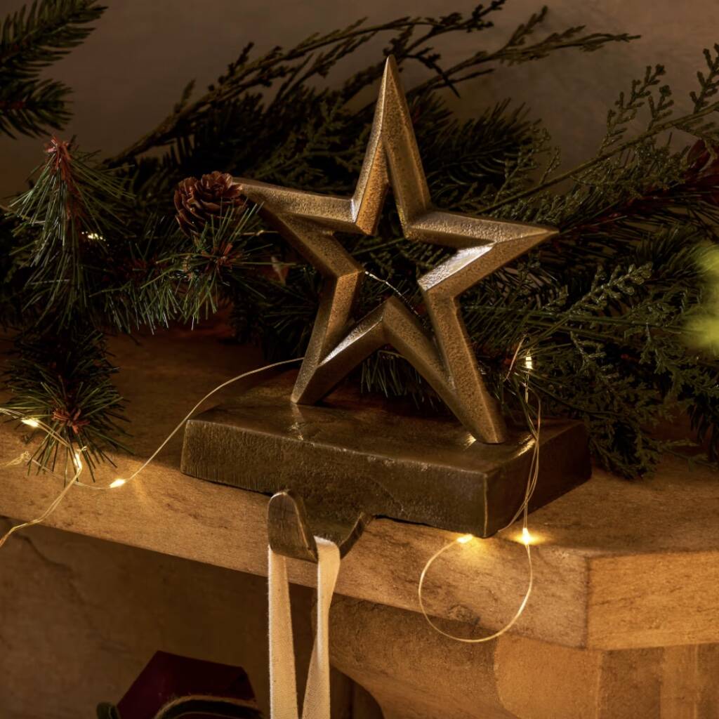 Star Christmas Stocking Holder, 1 of 2