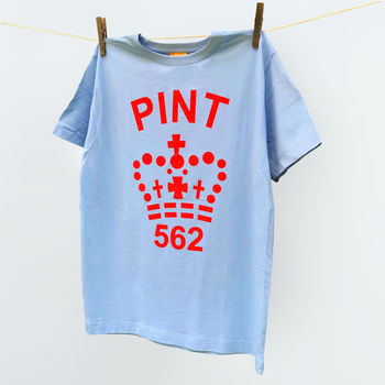 Matching Pint T Shirt Set Dad / Baby, 5 of 6