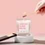 Good Luck New Job Candle Gift For Colleague, thumbnail 1 of 6