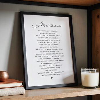 Personalised Mother Poem Print, 2 of 12