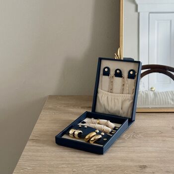 Travel Jewellery Box | Moritz Navy, 2 of 9