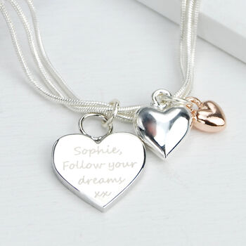 Personalised Love You Mum Heart Bracelet, 4 of 7