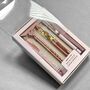 Rose Gold Metal Four Piece Pen Gift Set, thumbnail 6 of 7